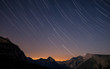 © Matteo Viviani - Startrails over the Apuan Alps at sunset, Tuscany, Italy