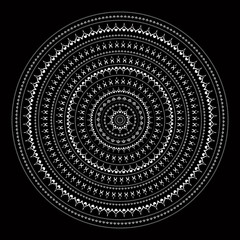 Poster - Mandala. Indian decorative pattern.