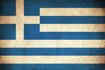 Grunge Flag of Greece