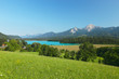 Alpine lake Faaker See in Carinthia, Austria