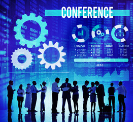 Sticker - Conference Corporate Sharing Meeting Teamwork Concept