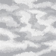 Octagon camouflage seamless pattern white grey