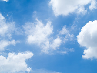cloud in blue sky
