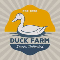 Poster - Duck logo