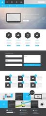 Wall Mural - website template design vector epsa 10