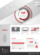 © Droidworker - Commerical Website Template Design, One Page Design, Vector
