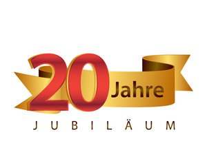 Wall Mural - 20 Jahre Jubiläum