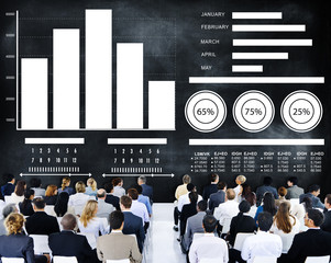 Wall Mural - Business People Strategy Presentation Seminar Conference Concept