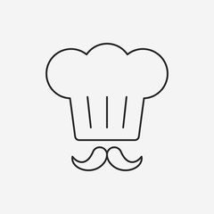 Poster - Chef Hat line icon