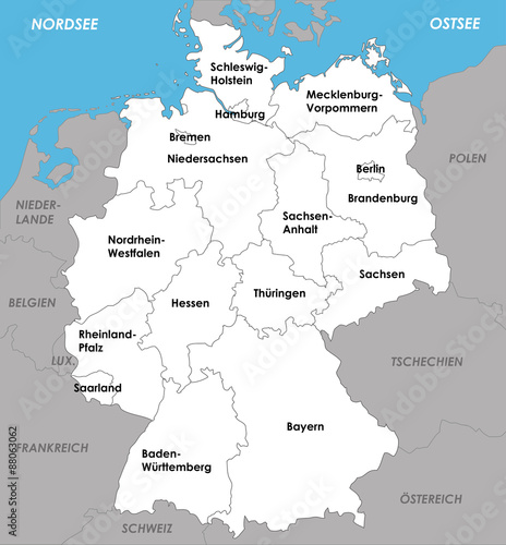 Resultado de imagen de deutschland karte