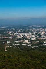 Canvas Print - Chiangmai city at view point