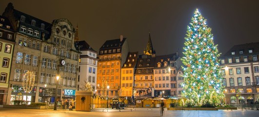 Wall Mural - Marché de Noël à Strasbourg, Alsace