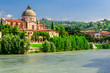 Street views and places of interest in Verona and Soave in summer