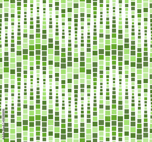 Fototapeta do kuchni Seamless pattern on white background. Has the shape of a wave. Consists of geometric elements in green.