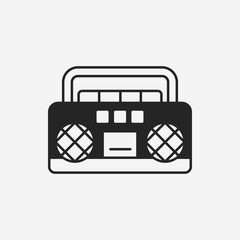 Sticker - sound record icon