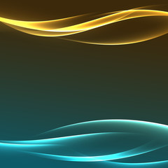 Wall Mural - Bright speed transparent modern swoosh wave