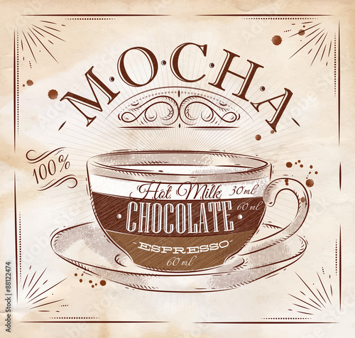 Photo Poster mocha kraft