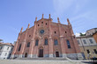 chiesa santa maria del carmine in stile architettonico gotico lombardo a pavia in lombardia in italia da visitare per turismo
