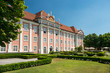 Neues Schloss Meersburg über dem Bodensee