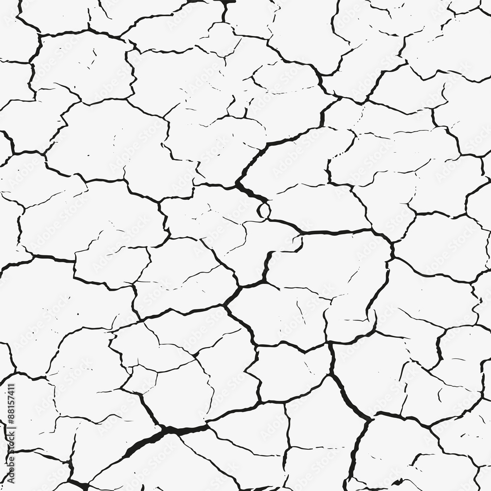 Crack Texture Simple Cracked seamless texture Stock Vector | Adobe Stock