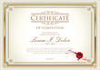 © totallyout - Illustration of gold detailed certificate