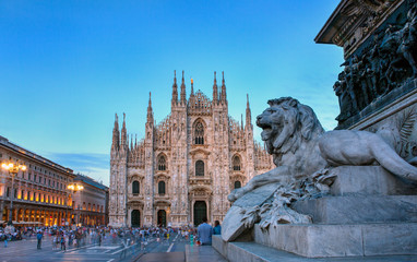 Wall Mural - Piazza del Duomo, Milan