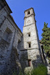 torre dell'abbazia di san colombano a bobbio in provincia di piacenza in italia da visitare