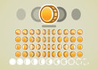 Animation of gold coins for videogames