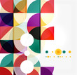 © antishock - Semicircle triangle pattern