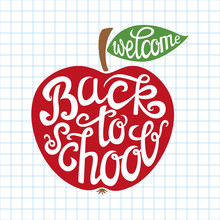 Back To School Hand Lettering Card