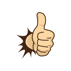 thumbs up hand