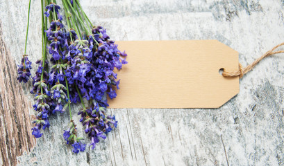 Poster - Lavender with tag