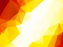 Orange Metallic Copper Triangular Background
