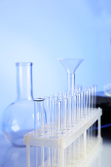 Wall Mural - test tubes in laboratory