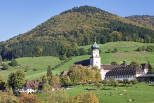 Kloster St. Trudpert Monastery, Munstertal, Munstertal Valley, Black Forest, Baden Wurttemberg, Germany
