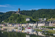 View Over Cochem, Moselle Valley, Rhineland-Palatinate, Germany