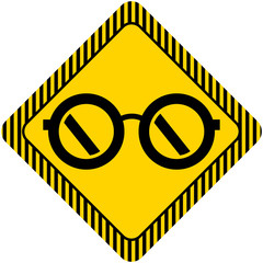 Poster - Glasses icon