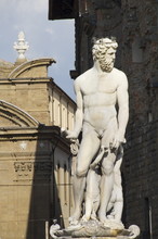 Statue Of Neptune, On The Piazza Della Signoria, Florence (Firenze), Tuscany