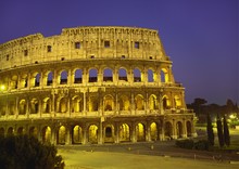 Colosseum At Night, Rome