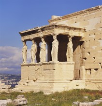 Caryatids, Erechteion, Acropolis, Athens, Greece