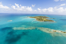 View Of Long Island One Of The Most Undisturbed In The World, The Island Is Home To A Private Resort Accessible Only By Boat, Antigua, Leeward Islands