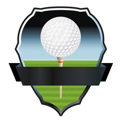 Wall Mural - Golf Emblem Illustration