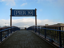 Pathway Pier 39 Sign San Francisco California