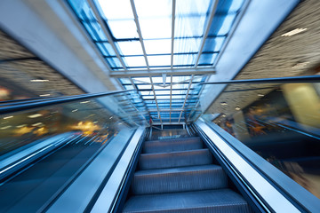 Wall Mural - Shopping mall  escalators