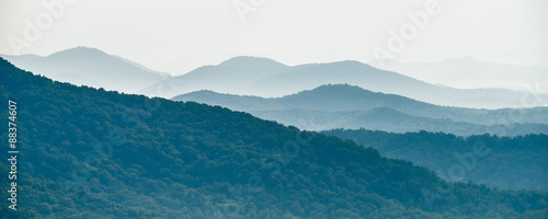 Fotomural chimney rock park and lake lure scenery