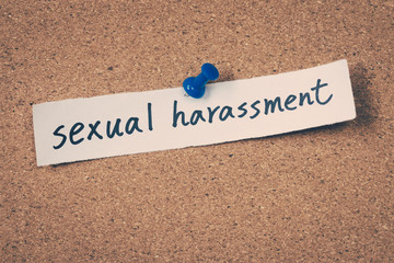 Canvas Print - sexual harassment