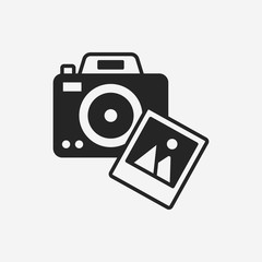 Canvas Print - camera icon