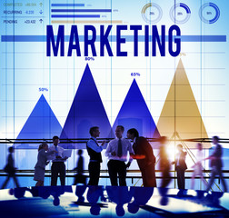 Canvas Print - Marketing Advertise Analysis Business Commercial Concept