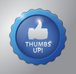 © imazydreams - Like blue badge : Thumbs up