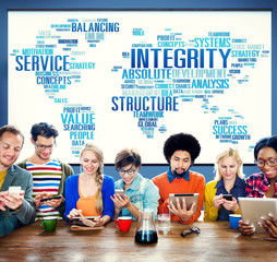 Wall Mural - Integrity Structure Service Analysis Value Service Concept